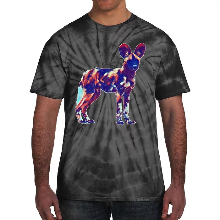 African Wild Dog Tie-Dye T-Shirt