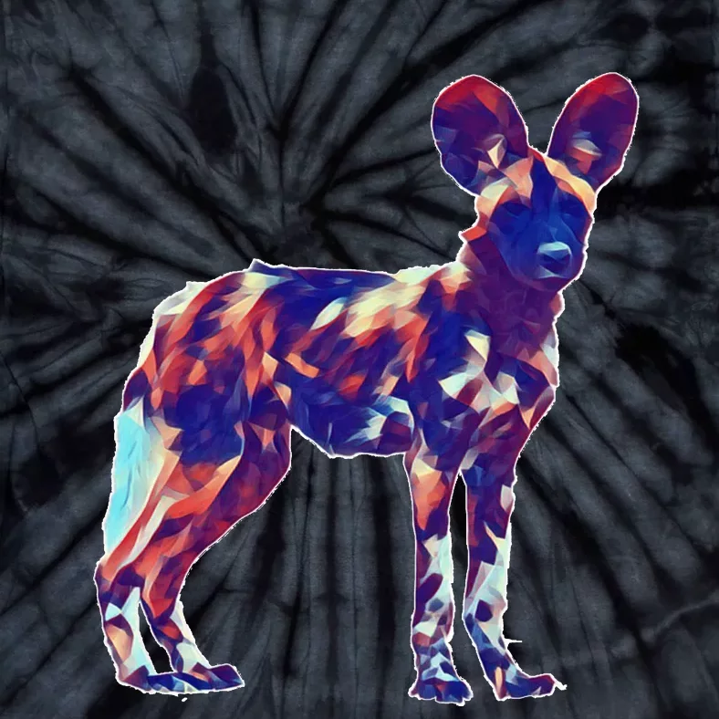 African Wild Dog Tie-Dye T-Shirt