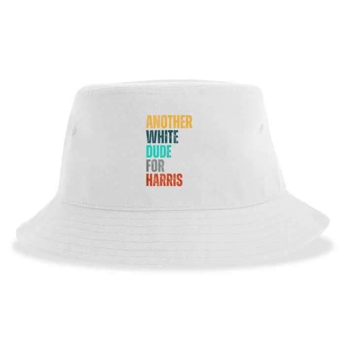 Another White Dude For Harris Sustainable Bucket Hat