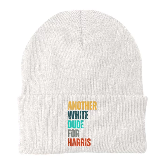 Another White Dude For Harris Knit Cap Winter Beanie