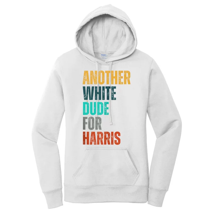 Another White Dude For Harris Women's Pullover Hoodie