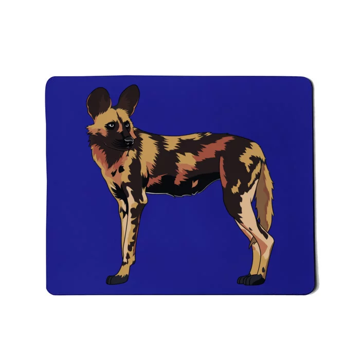 African Wild Dog Hunting Endangered Gift Gift Mousepad