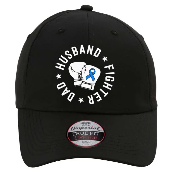 ALS Warrior Dad Husband Father Blue Ribbon Awareness The Original Performance Cap