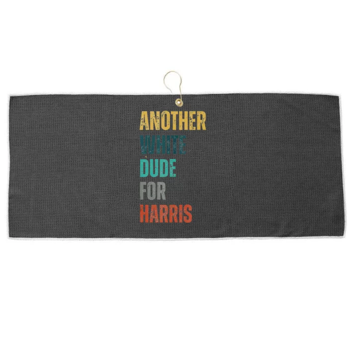 Another White Dude For Harris Large Microfiber Waffle Golf Towel