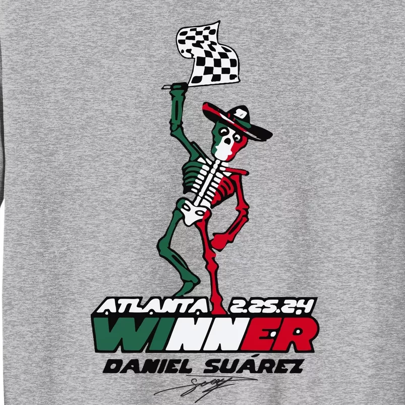 Atlanta Winner Daniel Suarez Tall Sweatshirt