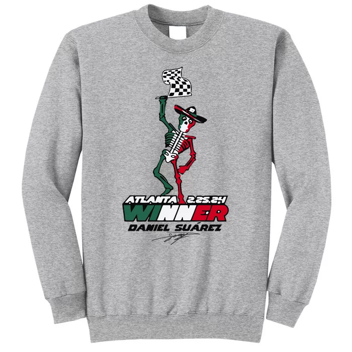 Atlanta Winner Daniel Suarez Tall Sweatshirt