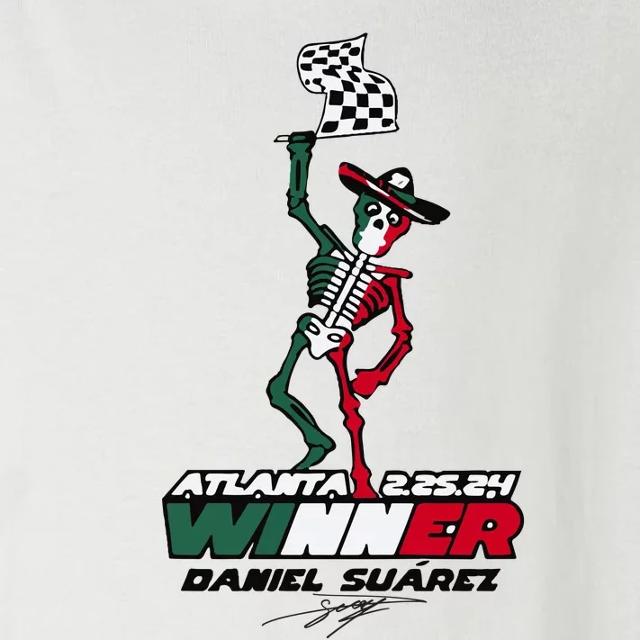 Atlanta Winner Daniel Suarez Toddler Long Sleeve Shirt