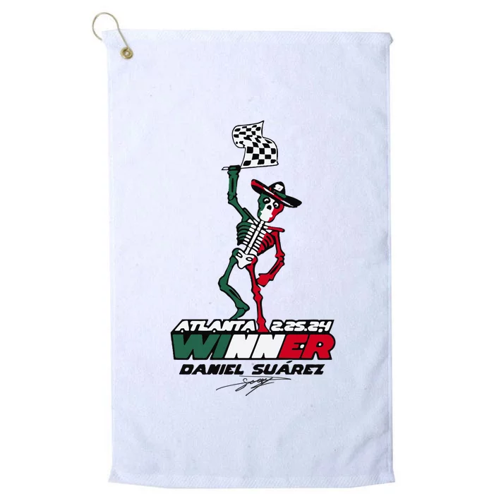 Atlanta Winner Daniel Suarez Platinum Collection Golf Towel