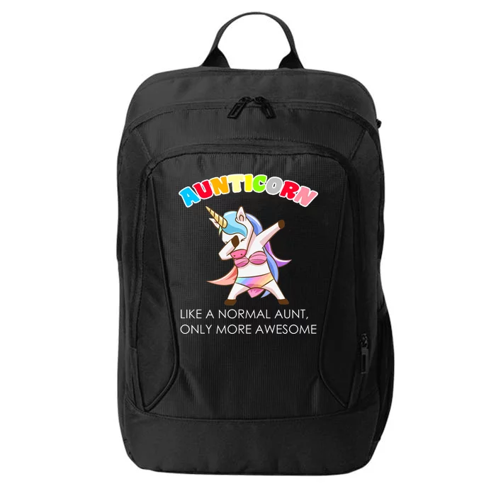 Awesome Aunticorn Like A Normal Aunt City Backpack