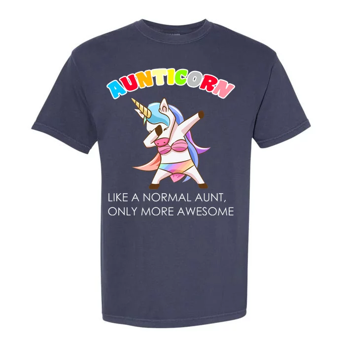 Awesome Aunticorn Like A Normal Aunt Garment-Dyed Heavyweight T-Shirt