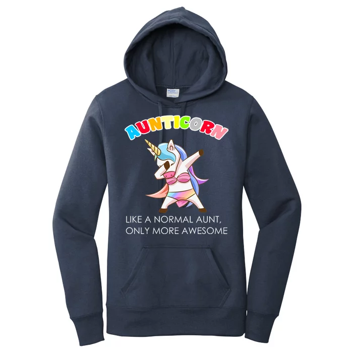 Awesome Aunticorn Like A Normal Aunt Women's Pullover Hoodie