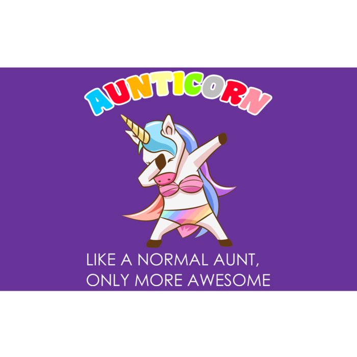 Awesome Aunticorn Like A Normal Aunt Bumper Sticker