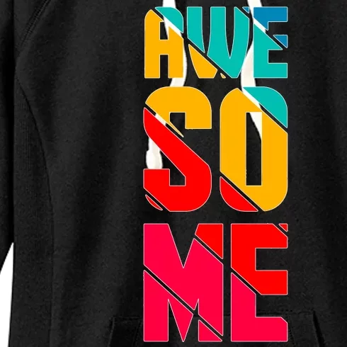 Awesome Broken Letters Women's Fleece Hoodie