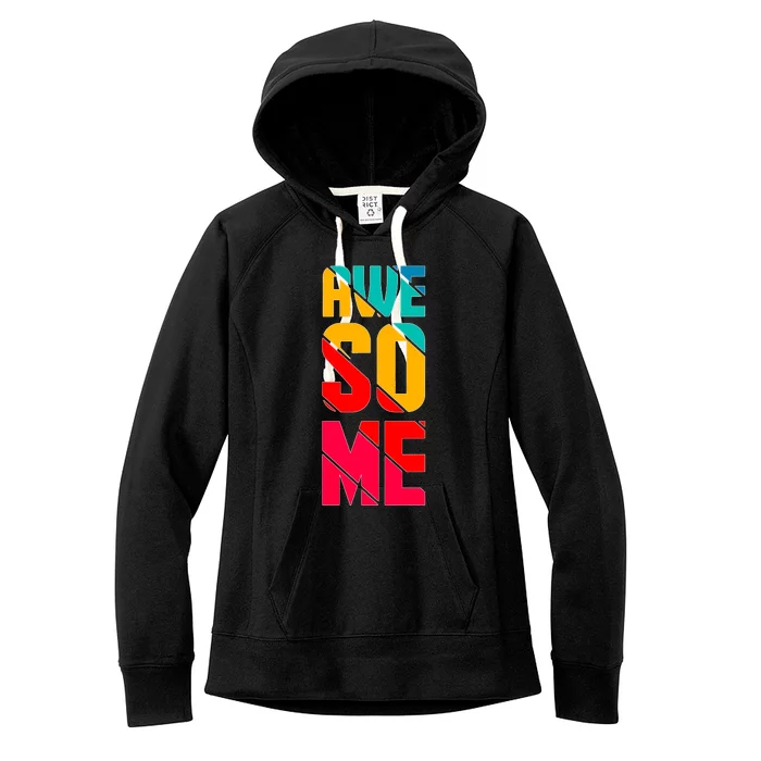 Awesome Broken Letters Women's Fleece Hoodie