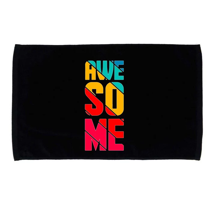 Awesome Broken Letters Microfiber Hand Towel