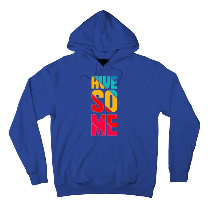 Awesome Broken Letters Hoodie