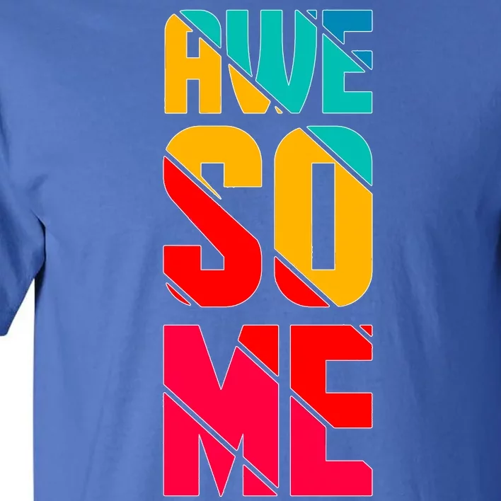 Awesome Broken Letters Tall T-Shirt