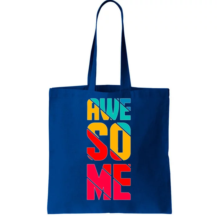 Awesome Broken Letters Tote Bag