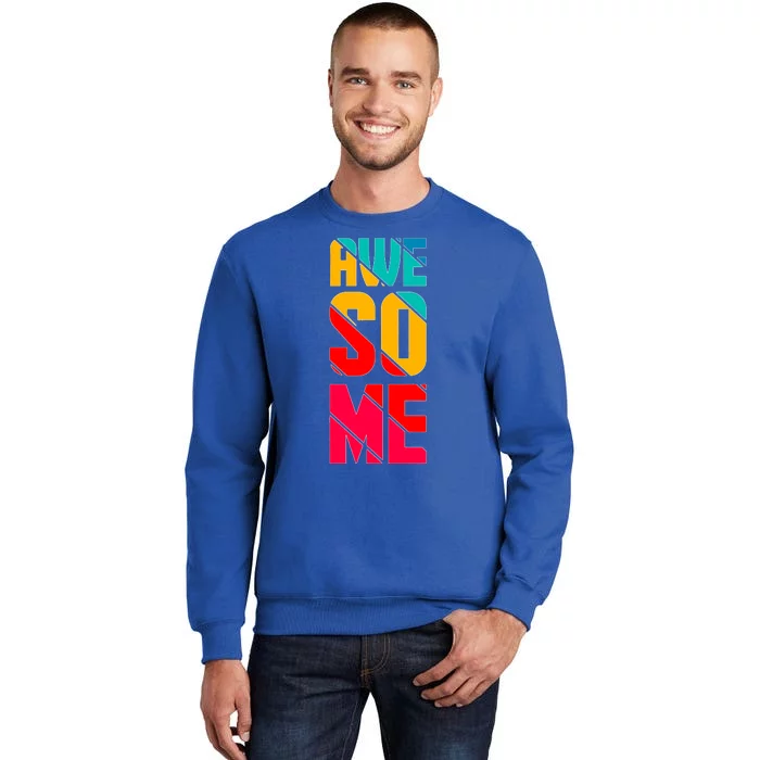 Awesome Broken Letters Tall Sweatshirt