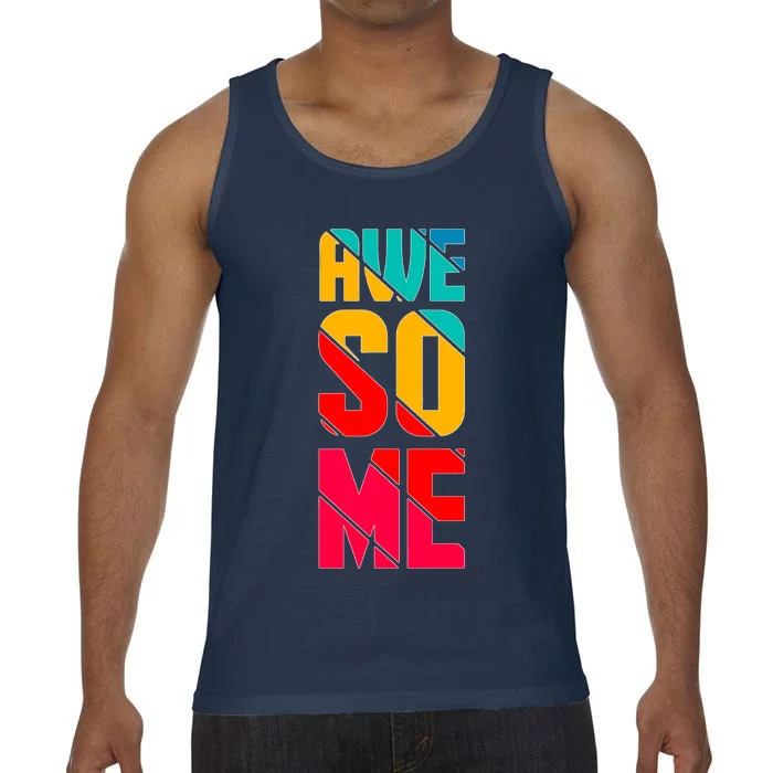 Awesome Broken Letters Comfort Colors® Tank Top