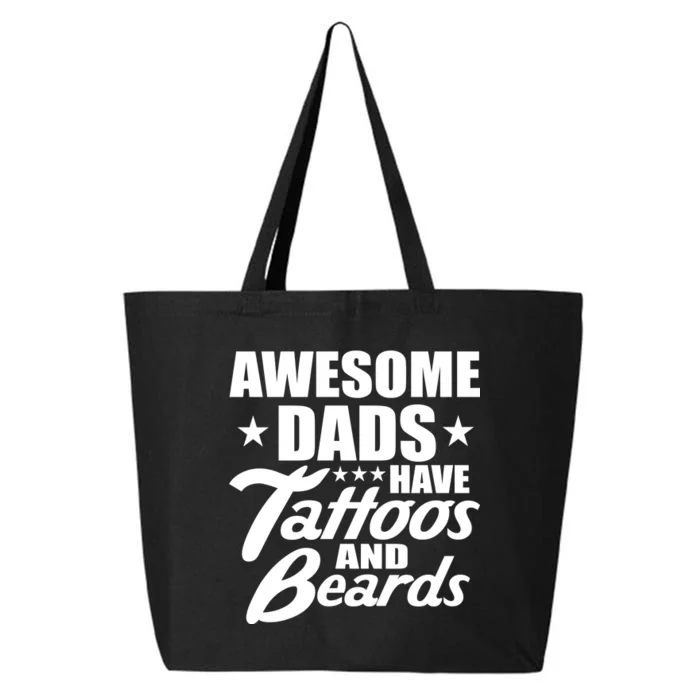 Awesome Dads Have Tattoos And Beards 25L Jumbo Tote