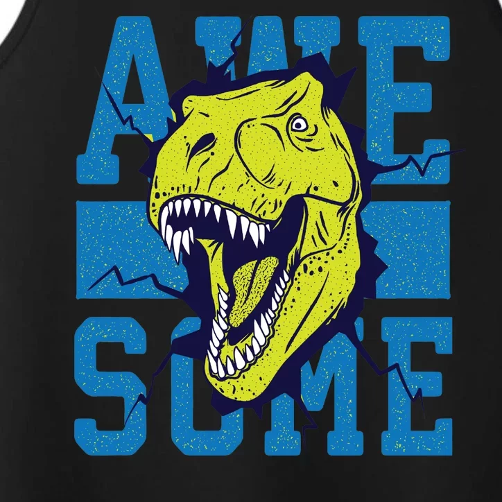 Awesome Dinosaur Cute Performance Tank