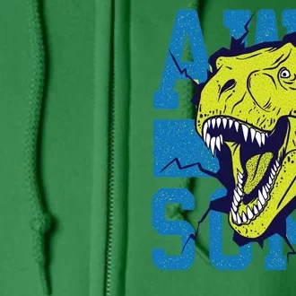 Awesome Dinosaur Cute Full Zip Hoodie