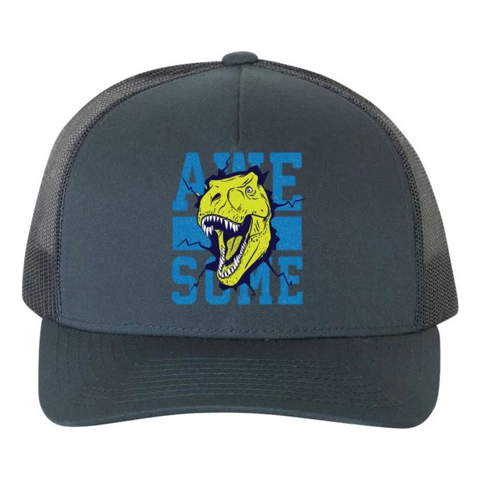 Awesome Dinosaur Cute Yupoong Adult 5-Panel Trucker Hat