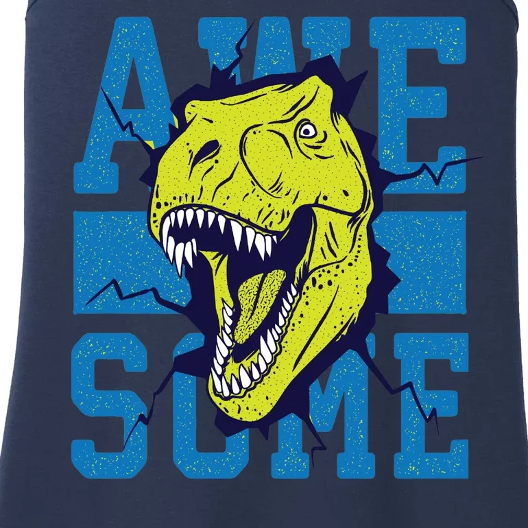 Awesome Dinosaur Cute Ladies Essential Tank