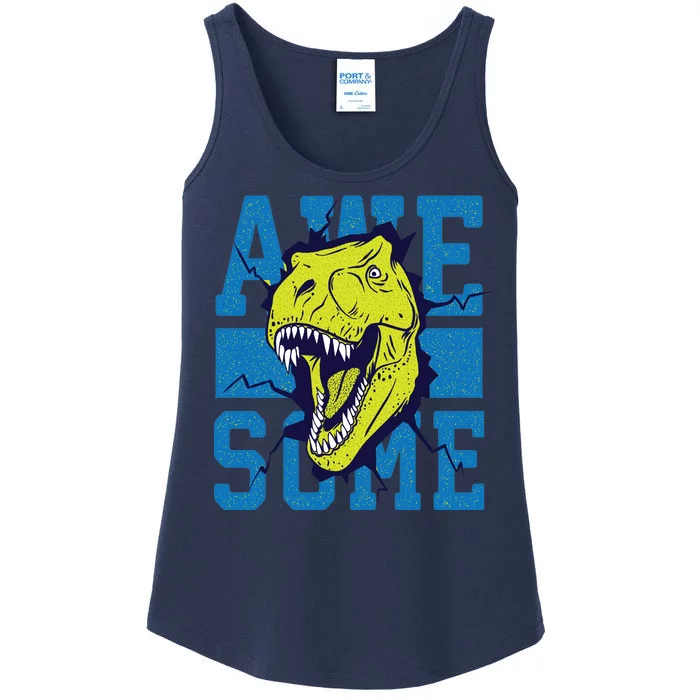 Awesome Dinosaur Cute Ladies Essential Tank