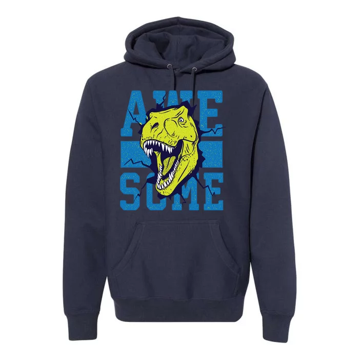 Awesome Dinosaur Cute Premium Hoodie