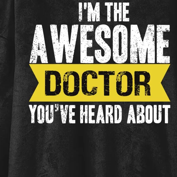 Awesome Doctor Hooded Wearable Blanket