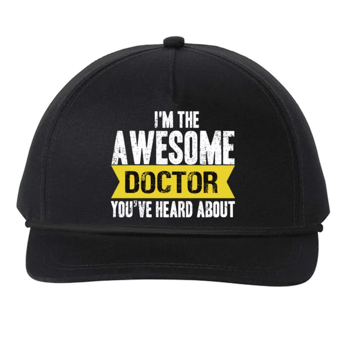 Awesome Doctor Snapback Five-Panel Rope Hat