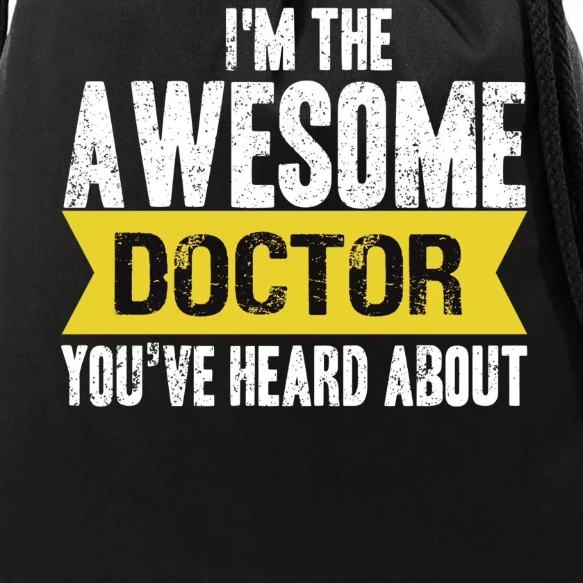 Awesome Doctor Drawstring Bag