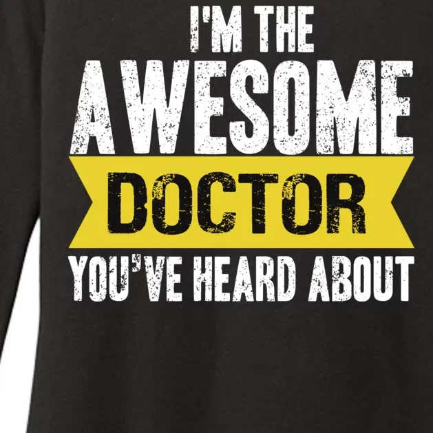 Awesome Doctor Womens CVC Long Sleeve Shirt