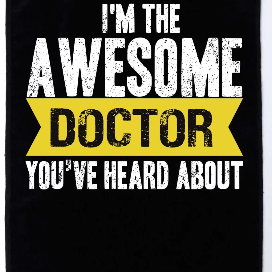 Awesome Doctor Platinum Collection Golf Towel