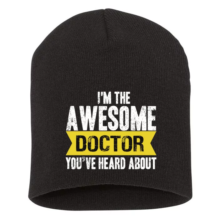 Awesome Doctor Short Acrylic Beanie