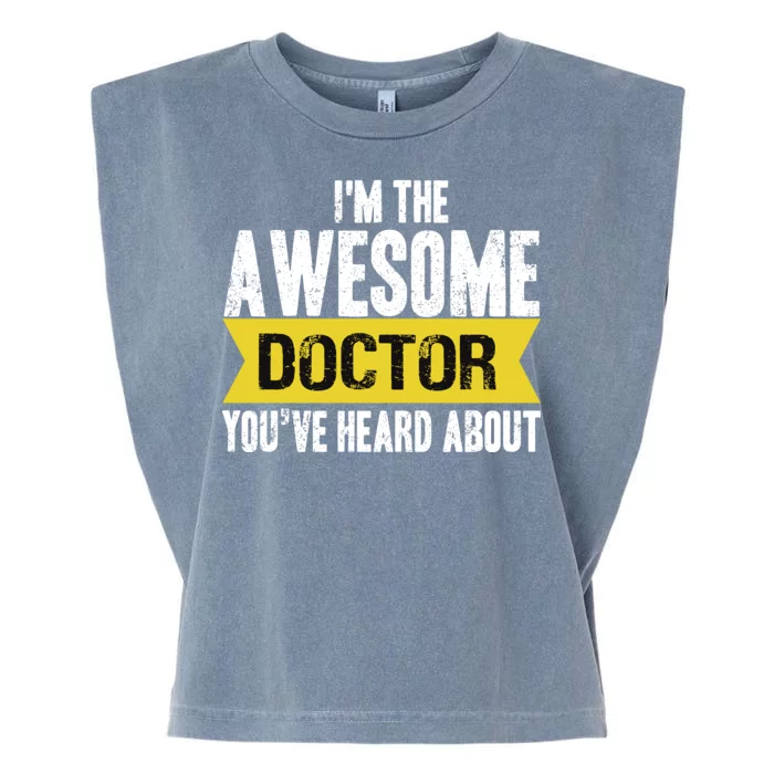 Awesome Doctor Garment-Dyed Women's Muscle Tee