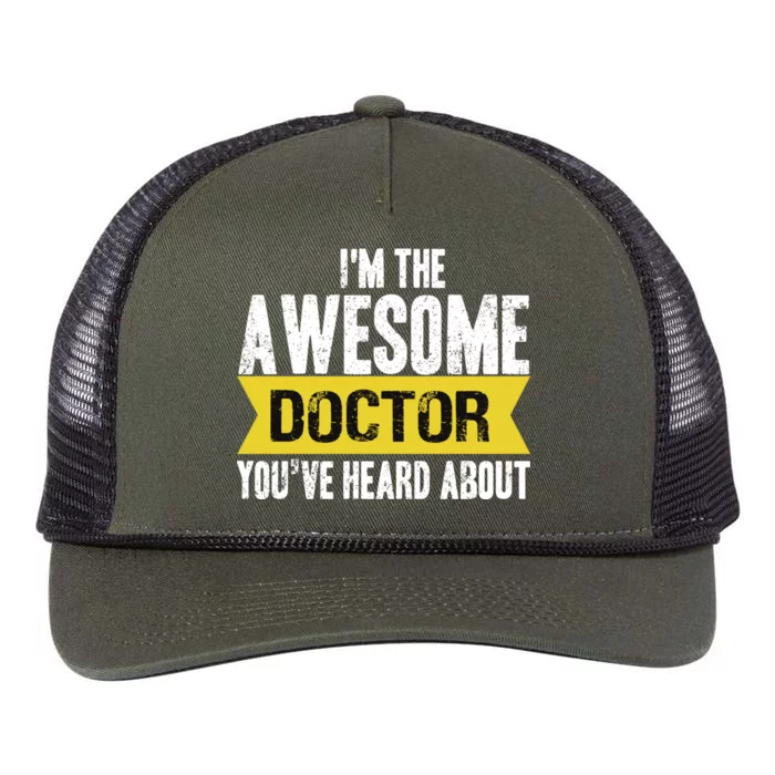 Awesome Doctor Retro Rope Trucker Hat Cap