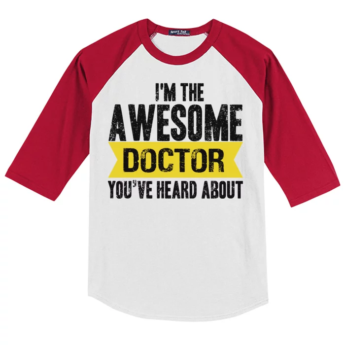 Awesome Doctor Kids Colorblock Raglan Jersey