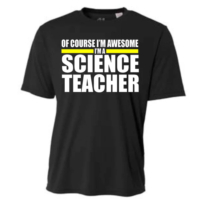 Awesome Science Teacher Cooling Performance Crew T-Shirt