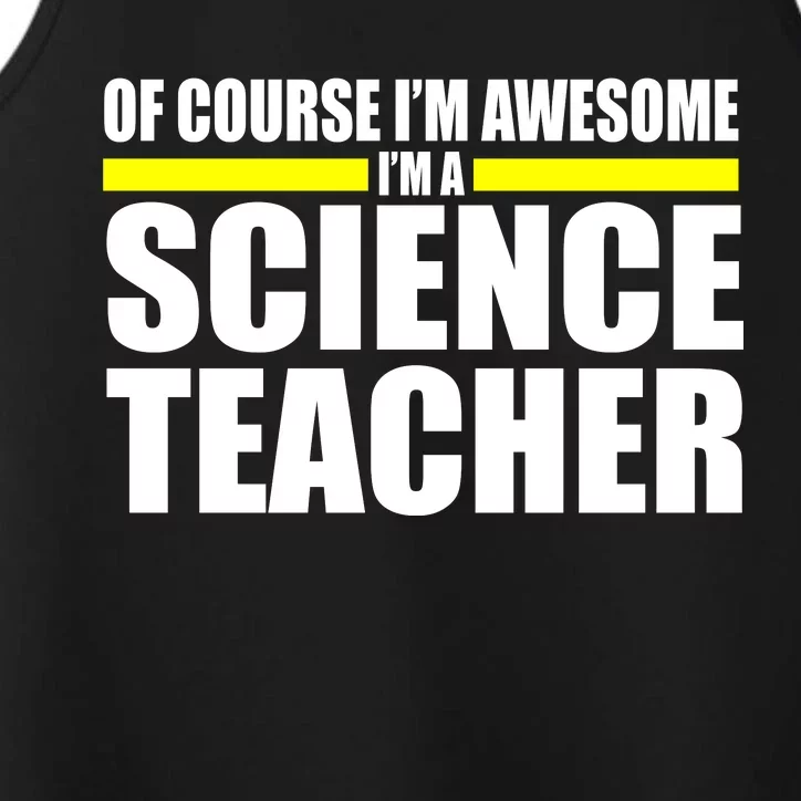 Awesome Science Teacher Performance Tank