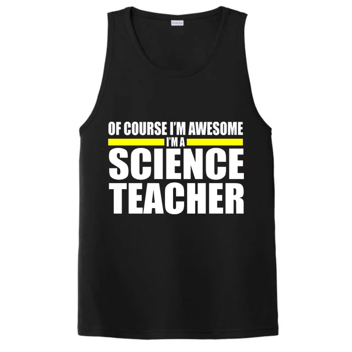 Awesome Science Teacher Performance Tank