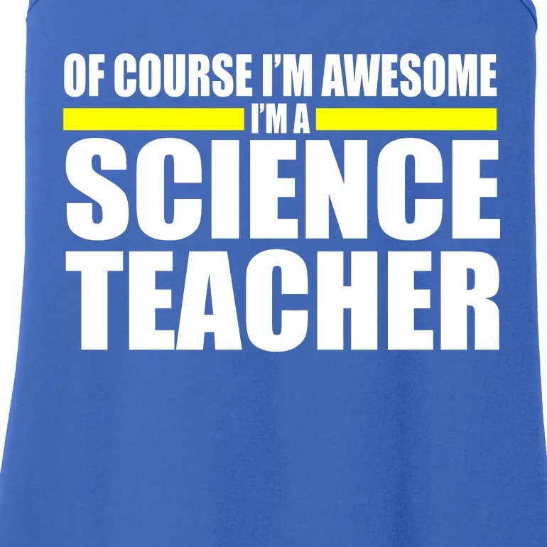 Awesome Science Teacher Ladies Essential Tank