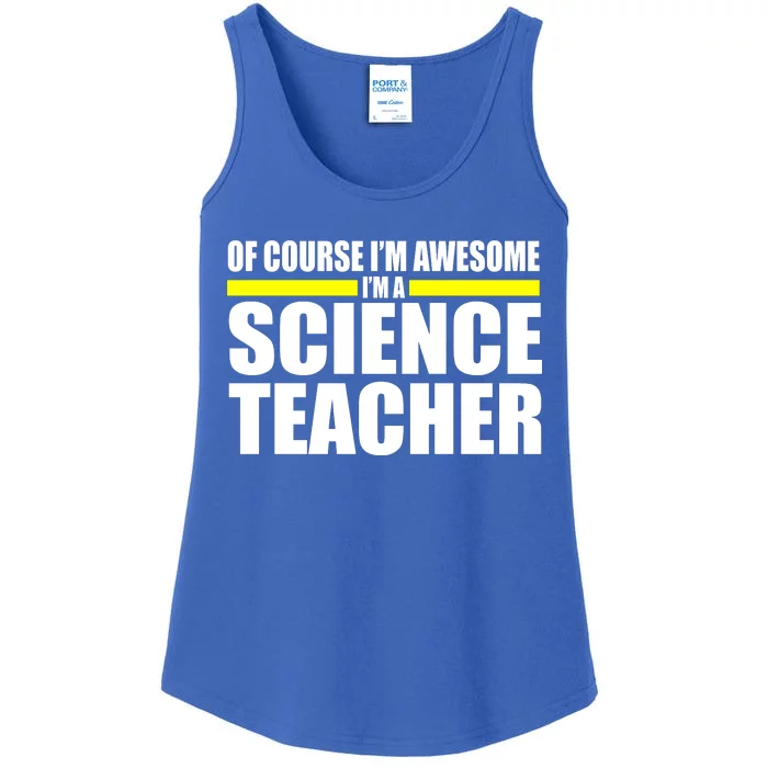 Awesome Science Teacher Ladies Essential Tank