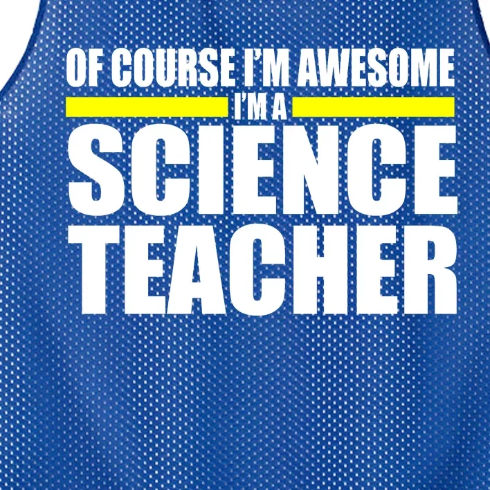 Awesome Science Teacher Mesh Reversible Basketball Jersey Tank