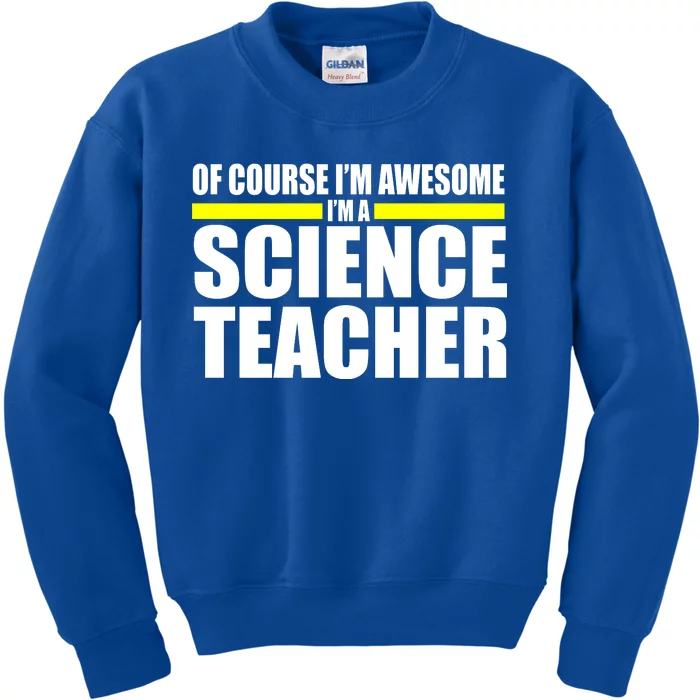 Awesome Science Teacher Kids Sweatshirt