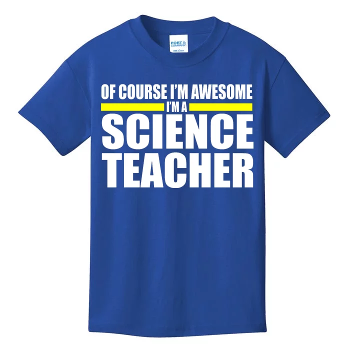 Awesome Science Teacher Kids T-Shirt