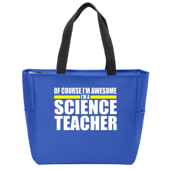 Awesome Science Teacher Zip Tote Bag