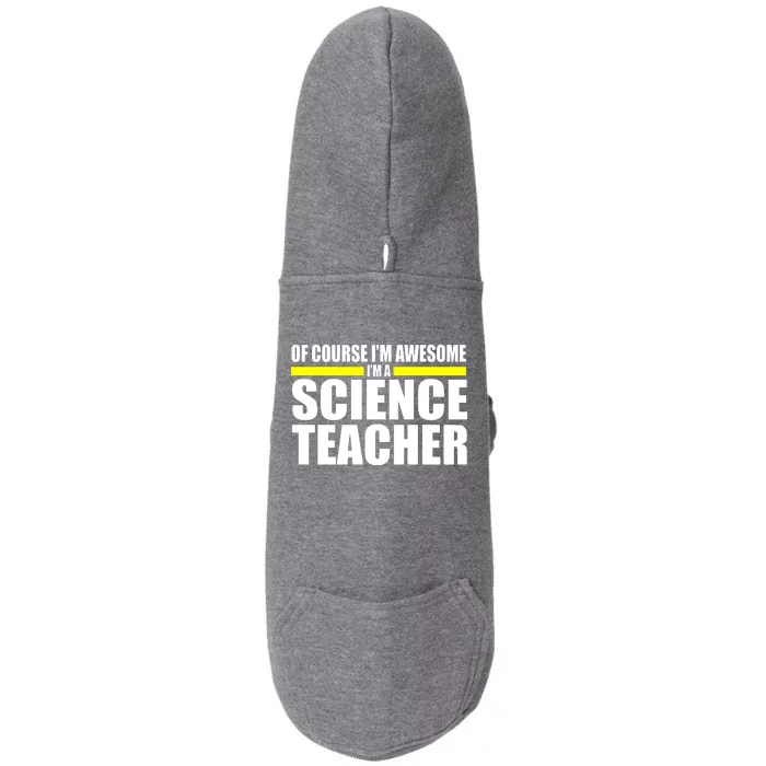 Awesome Science Teacher Doggie 3-End Fleece Hoodie